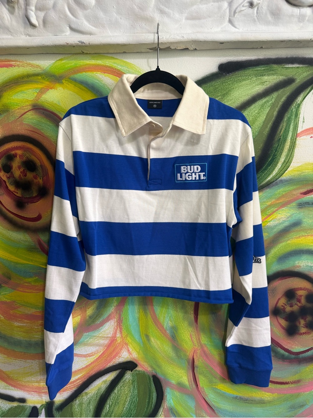 RARE Budlight Crop Rugby Shirt